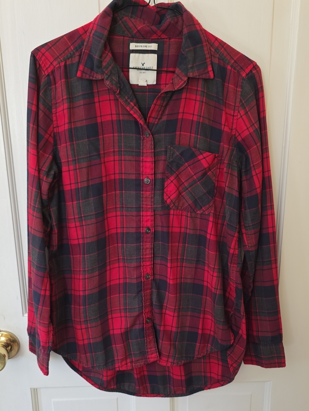 American Eagle Outfitters Flannel Style Plaid Shirt Size M